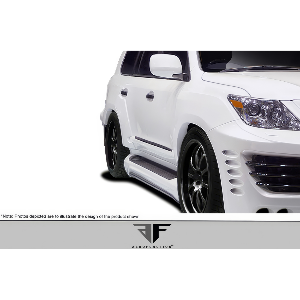 All kind of body kits for Lexus LX570 2008. Exterior/Side Skirts 