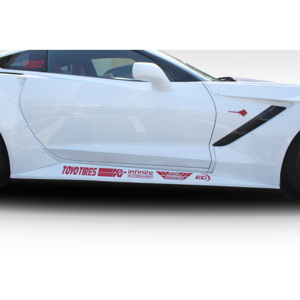 All kind of body kits for Chevrolet Corvette 2014. Exterior/Side Skirts 