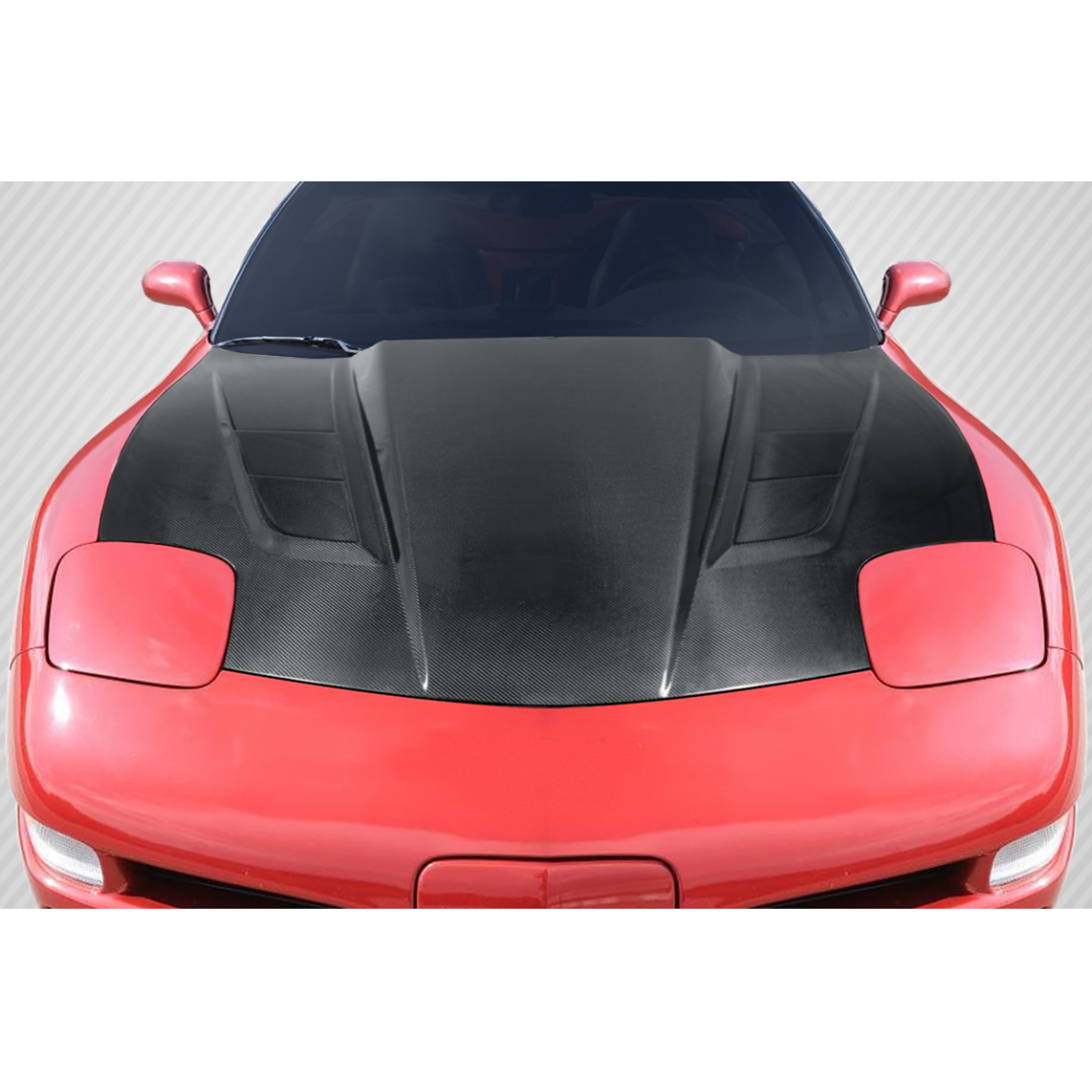 All kind of body kits for Chevrolet Corvette 1997. Exterior/Hoods 