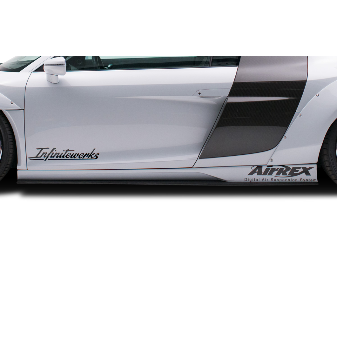 All kind of body kits for Audi R8 2008. Exterior/Side Skirts 