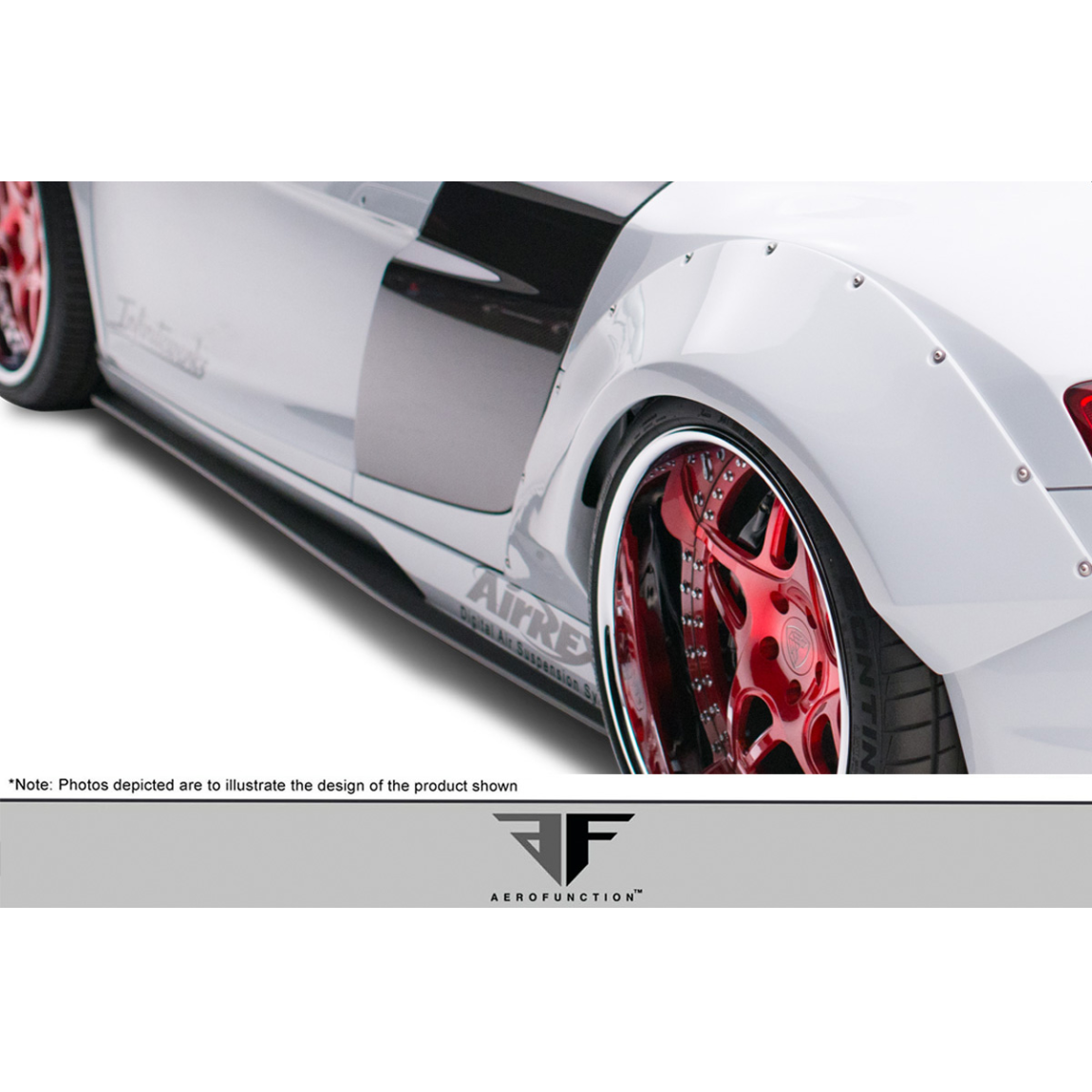 All kind of body kits for Audi R8 2008. Exterior/Side Skirts 