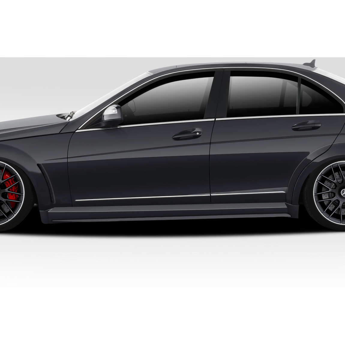 All kind of body kits for Mercedes-Benz C300 2012. Exterior/Side Skirts 