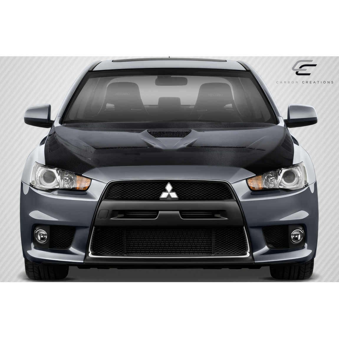 All kind of body kits for Mitsubishi Evolution 2008. Exterior/Hoods 