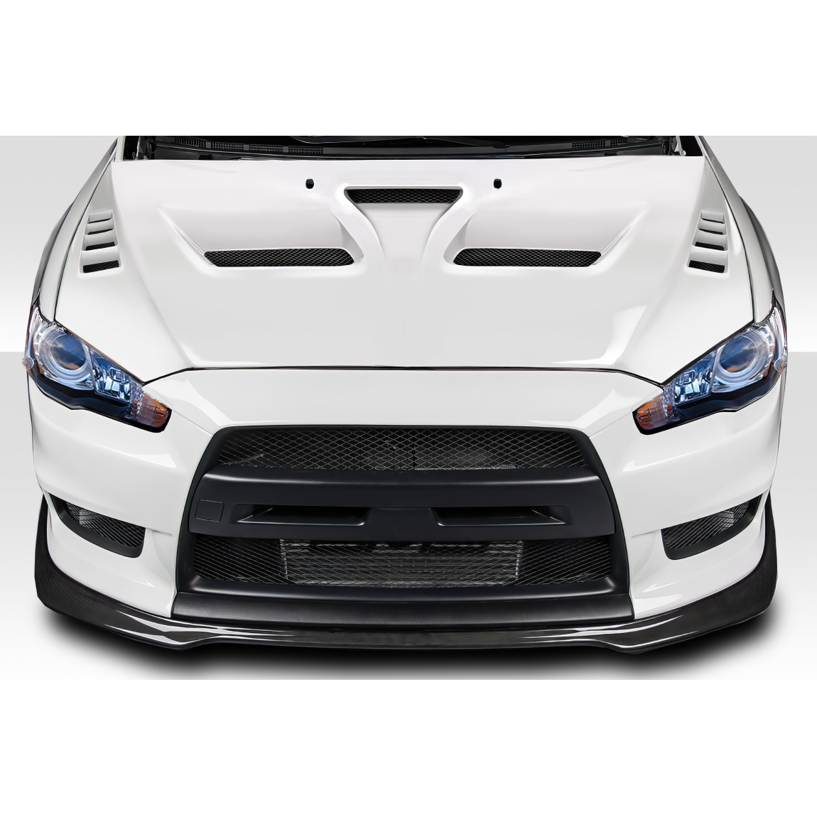 All kind of body kits for Mitsubishi Evolution 2008. Exterior/Hoods 