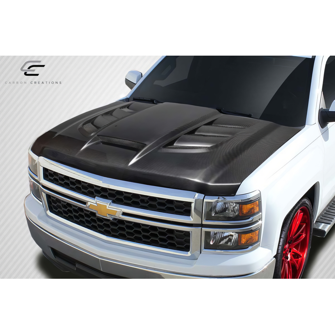 All kind of body kits for Chevrolet Silverado 2014. Exterior/Hoods 