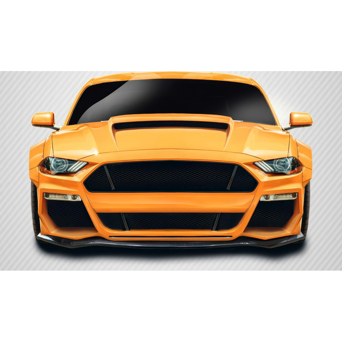 All kind of body kits for Ford Mustang 2018. Exterior/Front Bumpers or Lips 