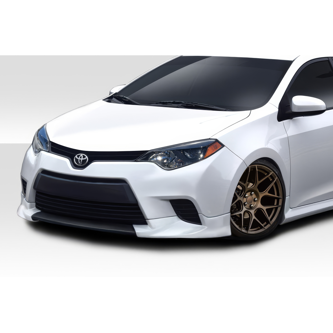 All kind of body kits for Toyota Corolla 2014. Exterior/Front Bumpers or Lips 