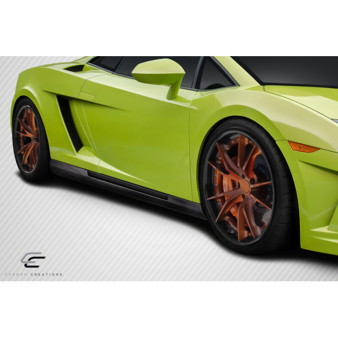 All kind of body kits for Lamborghini Gallardo 2004. Exterior/Side Skirts 