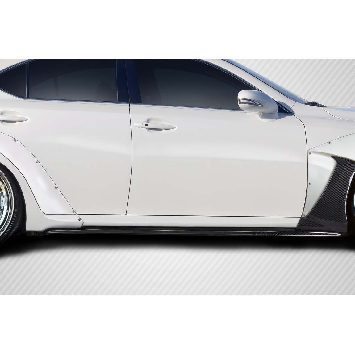 All kind of body kits for Lexus IS Series 2006. Exterior/Side Skirts 