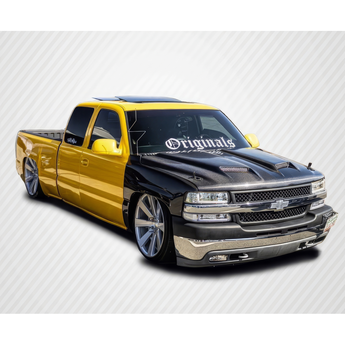 All kind of body kits for Chevrolet Silverado 1999. Exterior/Hoods 