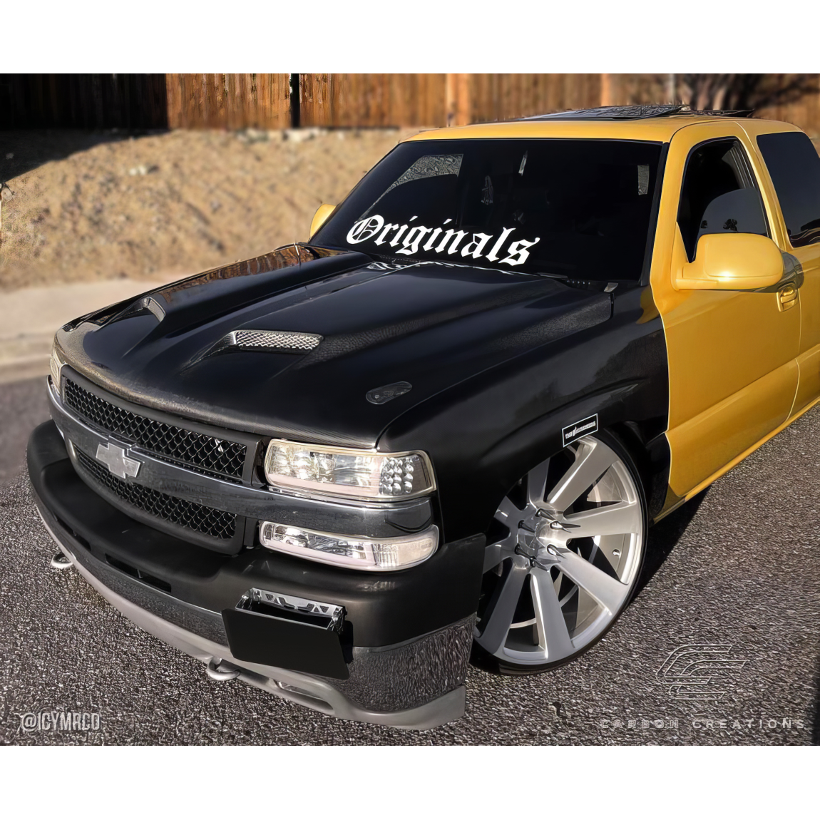 All kind of body kits for Chevrolet Silverado 1999. Exterior/Hoods 