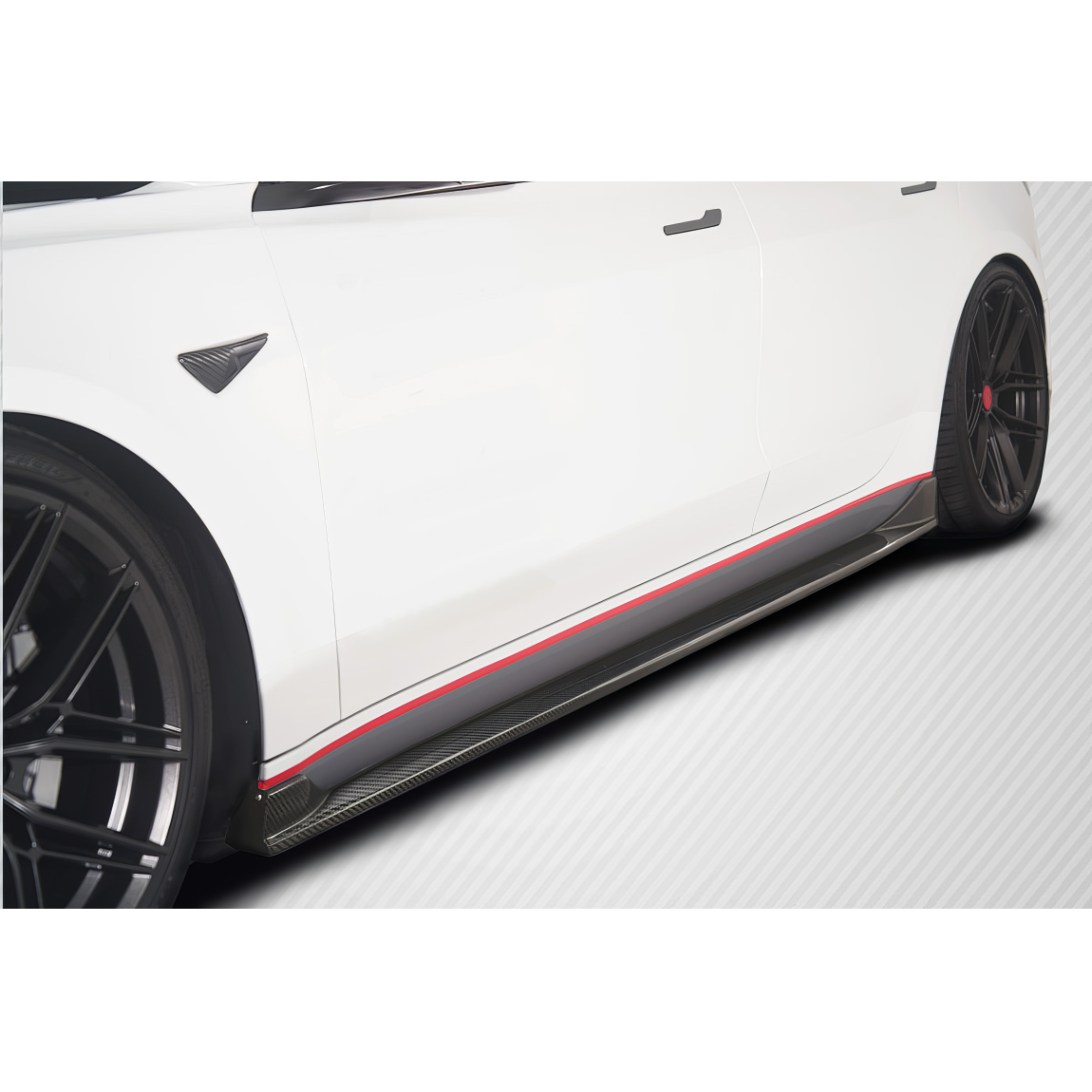 All kind of body kits for Tesla 3 2018. Exterior/Side Skirts 