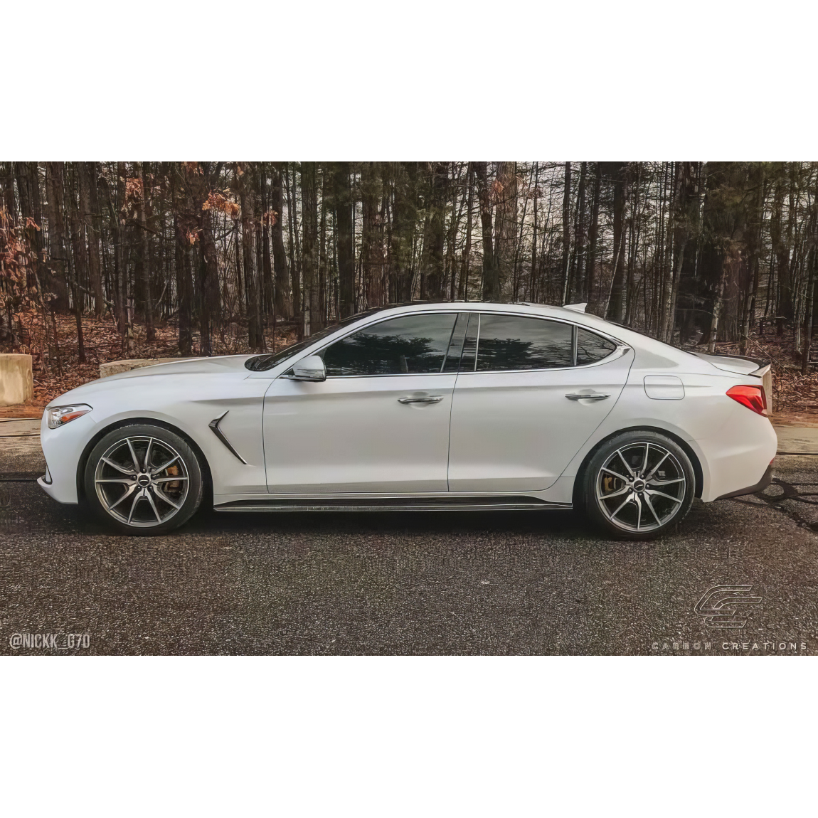 All kind of body kits for Genesis G70 2019. Exterior/Side Skirts 