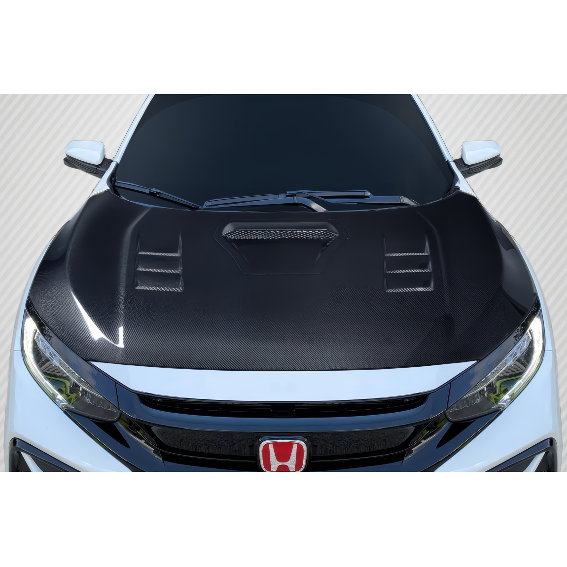 All kind of body kits for Honda Civic 2016. Exterior/Hoods 