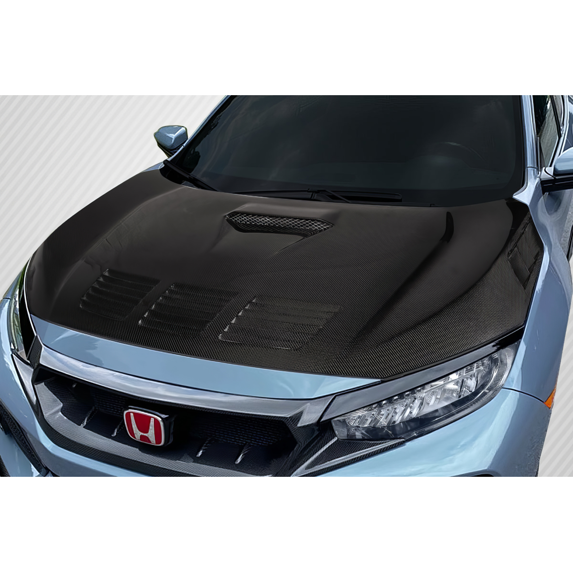 All kind of body kits for Honda Civic 2017. Exterior/Hoods 