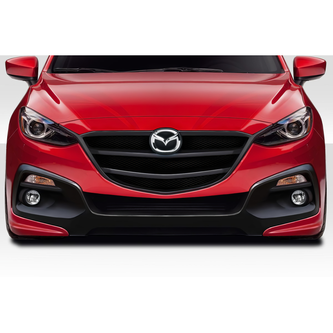 All kind of body kits for Mazda 3 2014. Exterior/Front Bumpers or Lips 