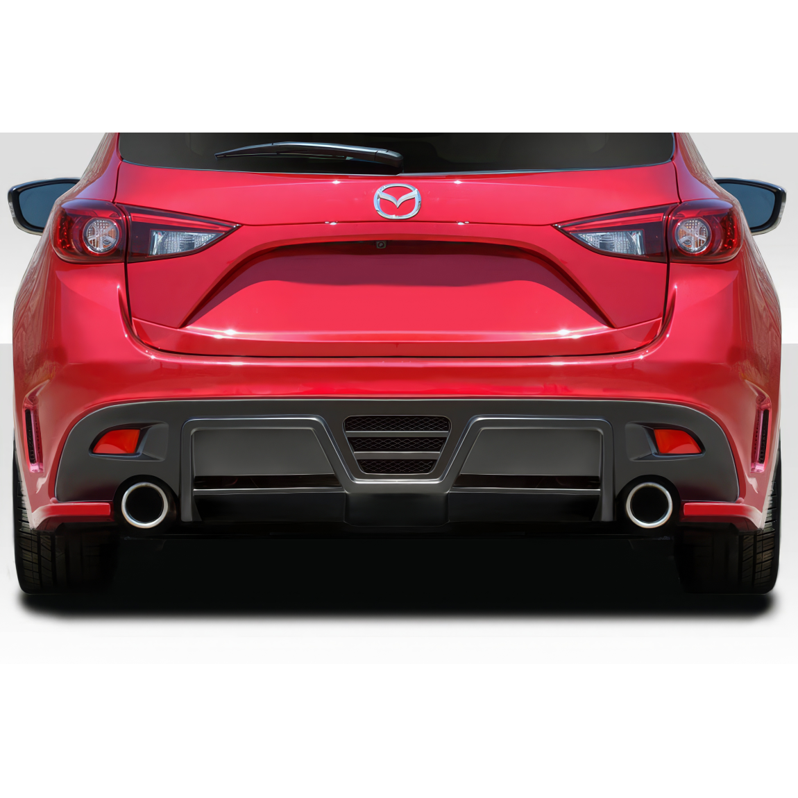 All kind of body kits for Mazda 3 2014. Exterior/Rear Bumpers or Lips 