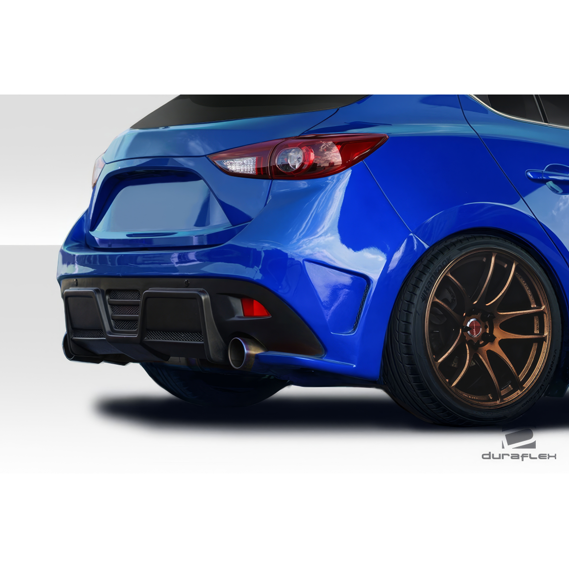 All kind of body kits for Mazda 3 2014. Exterior/Rear Bumpers or Lips 