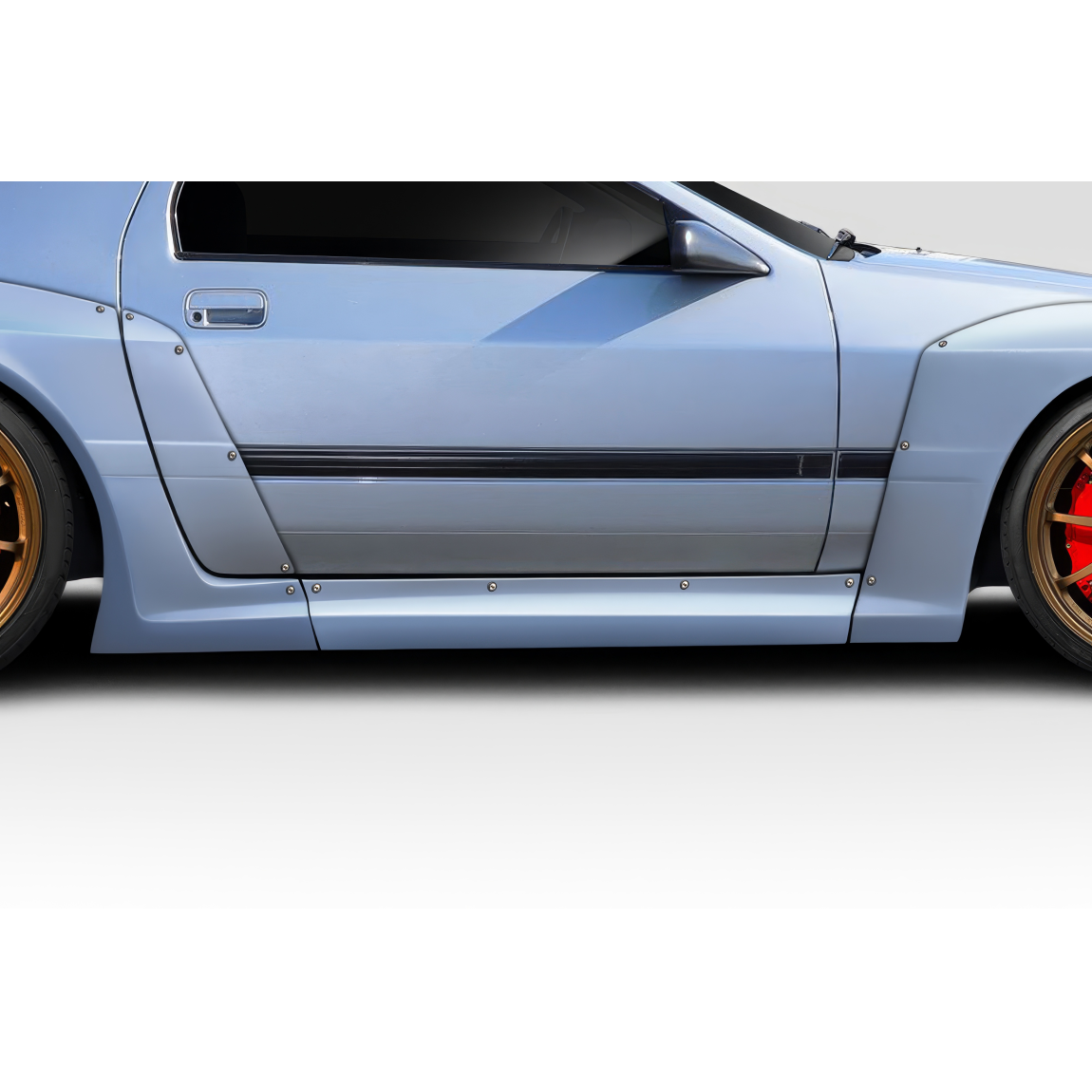 All kind of body kits for Mazda RX-7 1985. Exterior/Side Skirts 