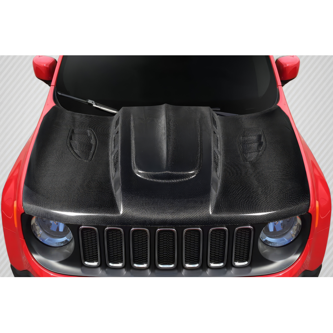 All kind of body kits for Jeep Renegade 2015. Exterior/Hoods 