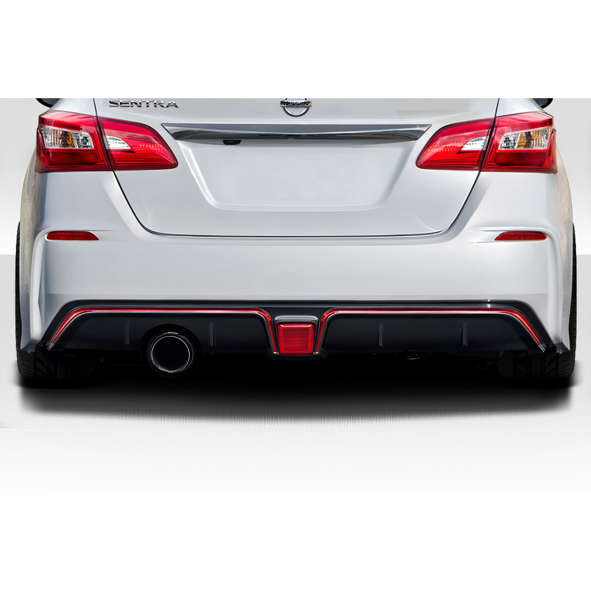 All kind of body kits for Nissan Sentra 2016. Exterior/Rear Bumpers or Lips 