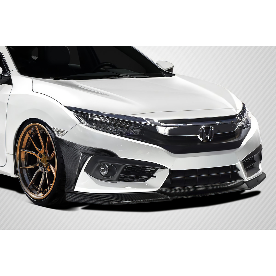 All kind of body kits for Honda Civic 2016. Exterior/Front Bumpers or Lips 