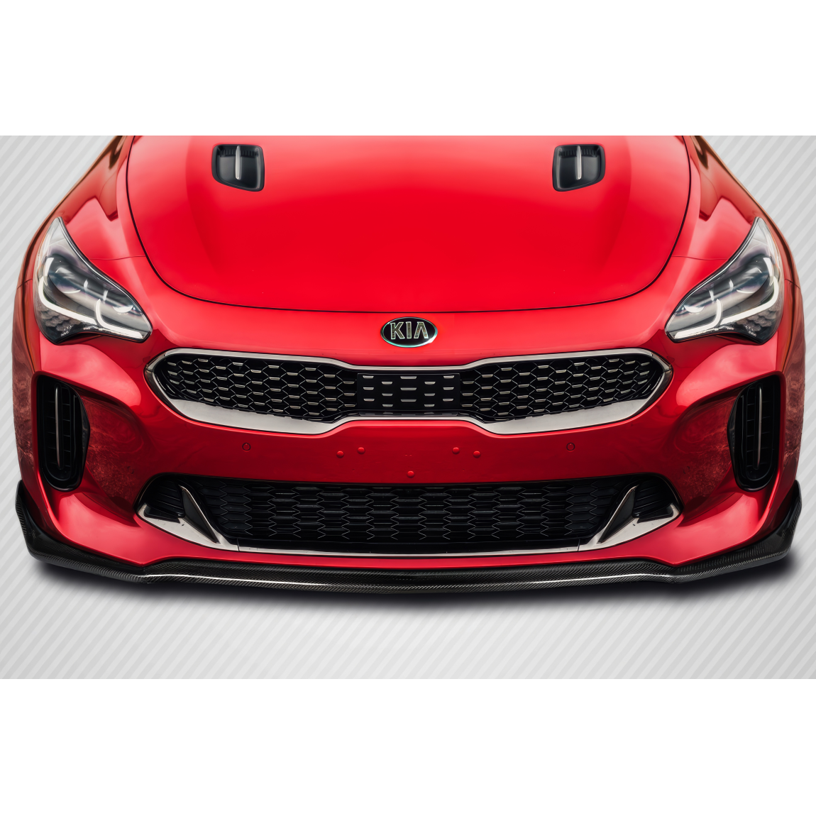 All kind of body kits for KIA Stinger 2018. Exterior/Front Bumpers or Lips 