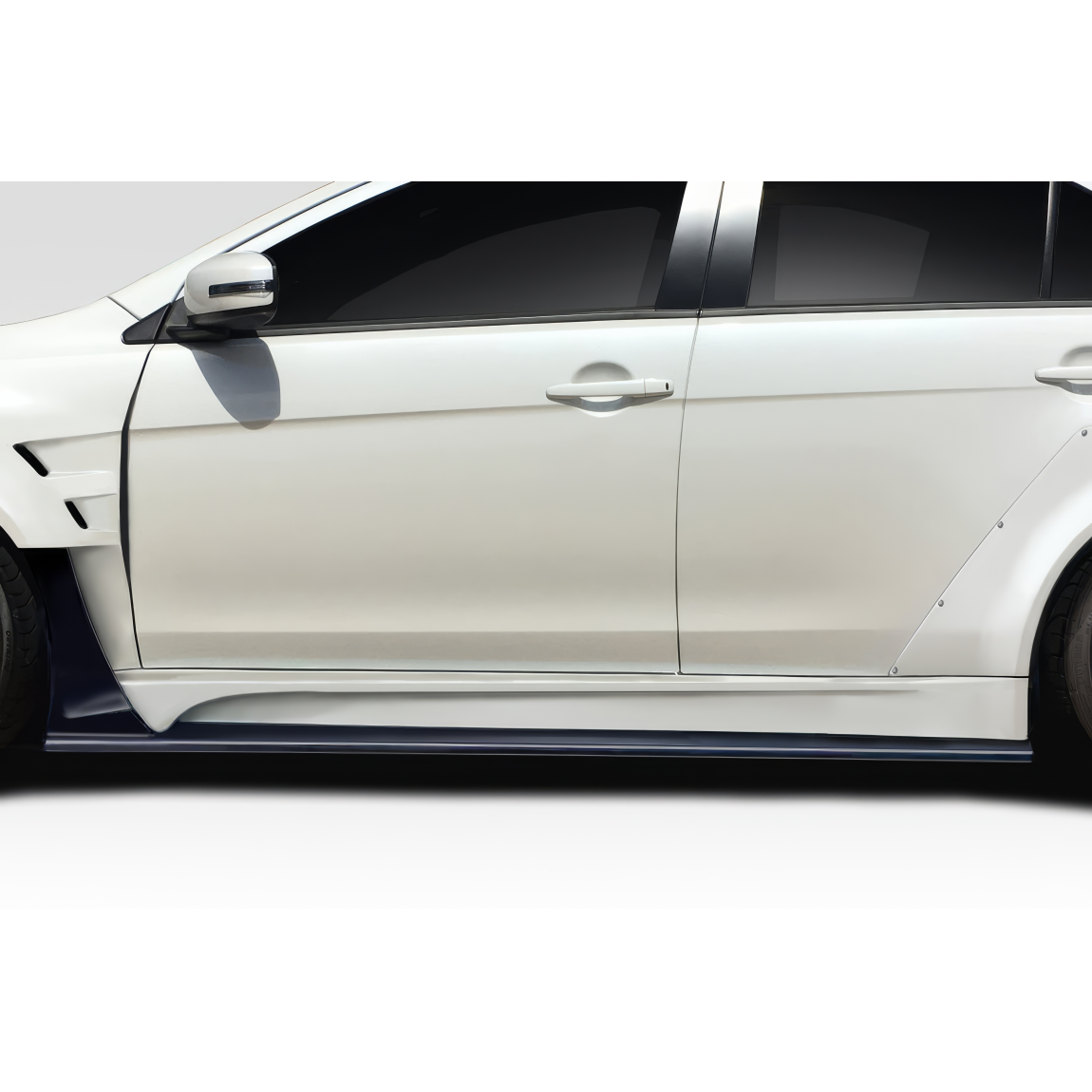 All kind of body kits for Mitsubishi Evolution 2008. Exterior/Side Skirts 