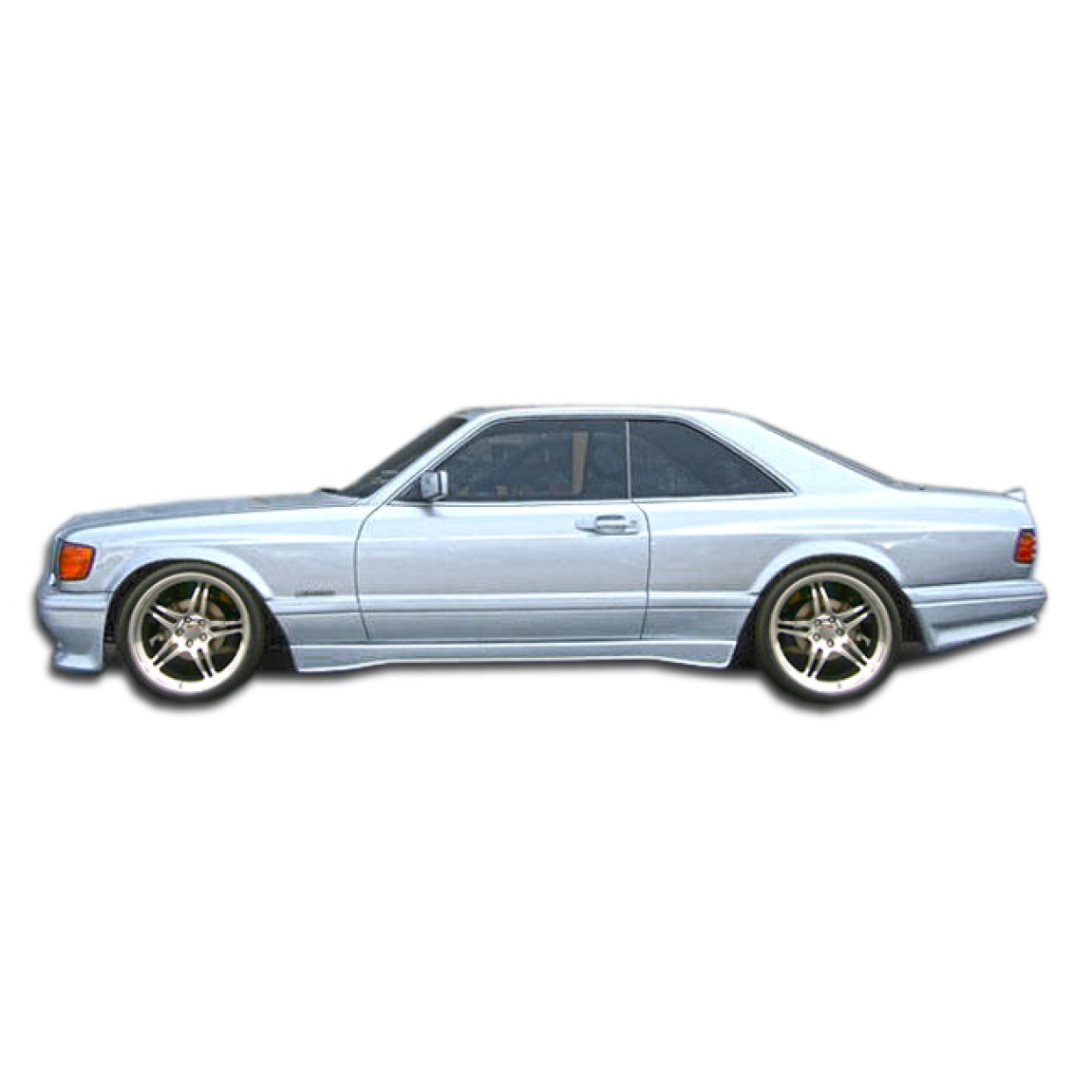 All kind of body kits for Mercedes-Benz S-Class 1981. Exterior/Side Skirts 