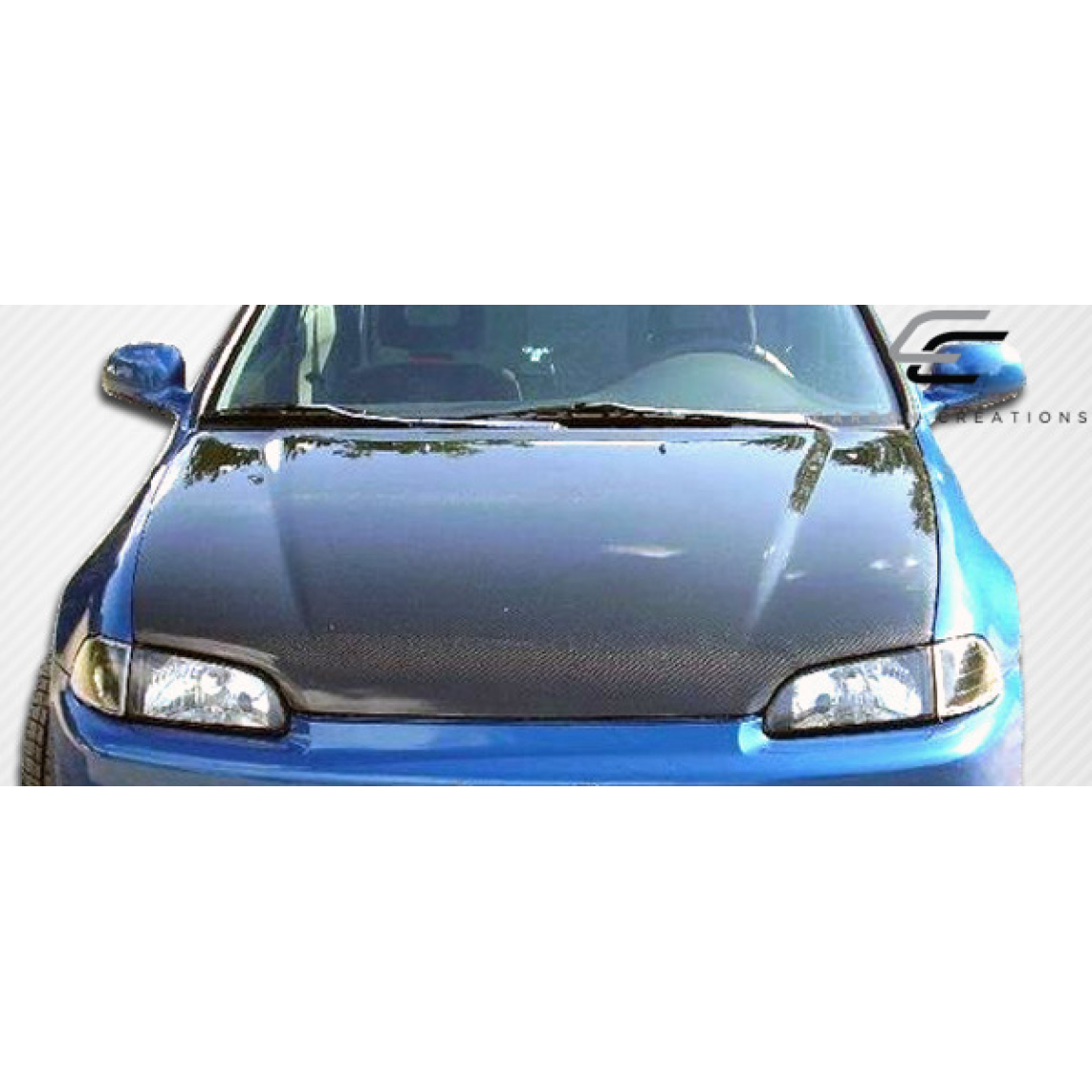 All kind of body kits for Honda Civic 1992. Exterior/Hoods 