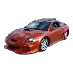 2000-2005 Mitsubishi Eclipse Duraflex Vader Front Bumper - 1 Piece image - 1