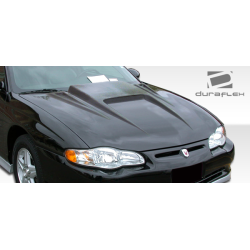 2000-2005 Chevrolet Monte Carlo Duraflex Spyder 3 Hood - 1 Piece image - 3