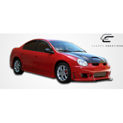 2000-2005 Dodge Neon Carbon Creations SRT Look Hood - 1 Piece image - 5