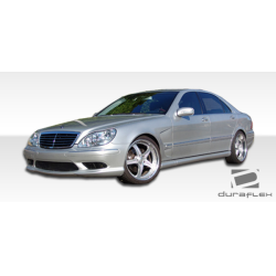 2000-2002 Mercedes S Class W220 Duraflex AMG Look Front Bumper - 1 Piece image - 3