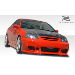 2001-2005 Honda Civic 2DR Duraflex B-2 Side Skirts Rocker Panels - 2 Piece image - 5
