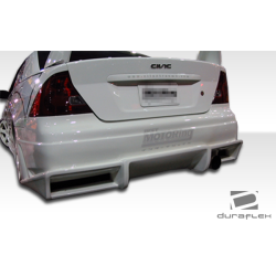 2001-2005 Honda Civic 2DR Duraflex Bomber Rear Bumper - 1 Piece image - 3