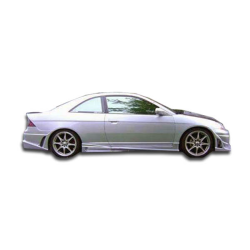 2001-2005 Honda Civic 2DR Duraflex Bomber Side Skirts Rocker Panels - 2 Piece image - 1