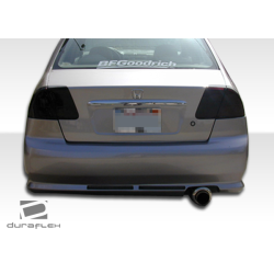 2001-2005 Honda Civic 4DR Duraflex R34 Rear Bumper - 1 Piece image - 3