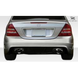 2001-2007 Mercedes C Class W203 4DR Sedan Duraflex W-1 Rear Bumper - 1 Piece image - 3