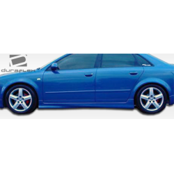 2002-2008 Audi A4 B6 B7 S4 4DR Wagon Duraflex R-1 Side Skirts Rocker Panels - 2 Piece image - 4