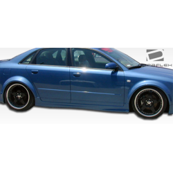 2002-2008 Audi A4 B6 B7 S4 4DR Wagon Duraflex R-1 Side Skirts Rocker Panels - 2 Piece image - 5