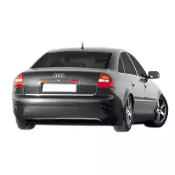 2002-2004 Audi A6 C5 Type A Rear Lip Under Spoiler Air Dam - 1 Piece (S) image - 1