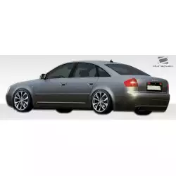 2002-2004 Audi A6 C5 Type A Rear Lip Under Spoiler Air Dam - 1 Piece (S) image - 3