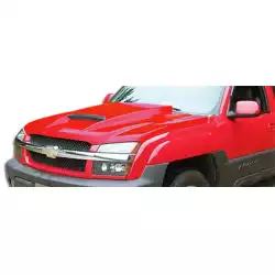 2002-2006 Chevrolet Avalanche (with cladding) Ram Air Hood - 1 Piece image - 1