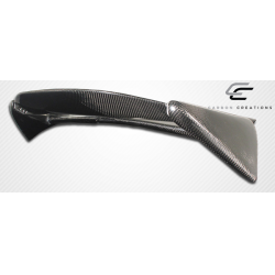 2002-2005 Honda Civic Si HB Carbon Creations Type M Roof Window Wing Spoiler - 1 Piece image - 4