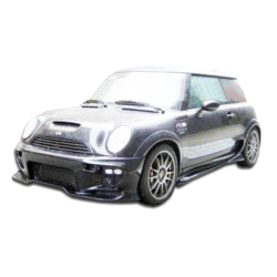 2002-2006 Mini Cooper / Cooper S R50 R53 2005-2008 Cooper convertible R52  Duraflex Vader Side Skirts Rocker Panels - 2 Piece image - 1