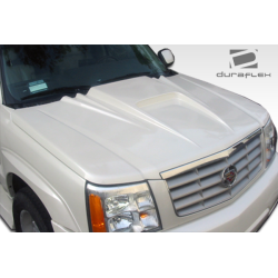 2002-2006 Cadillac Escalade Duraflex Platinum 2 Hood - 1 Piece image - 8