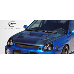 2002-2003 Subaru Impreza WRX STI Carbon Creations C-1 Hood - 1 Piece image - 4