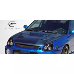2002-2003 Subaru Impreza WRX STI C-1 Hood - 1 Piece image - 4