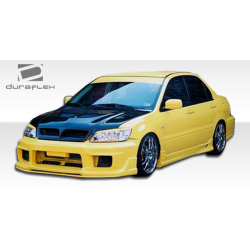 2002-2007 Mitsubishi Lancer Duraflex K-1 Side Skirts Rocker Panels - 2 Piece image - 4